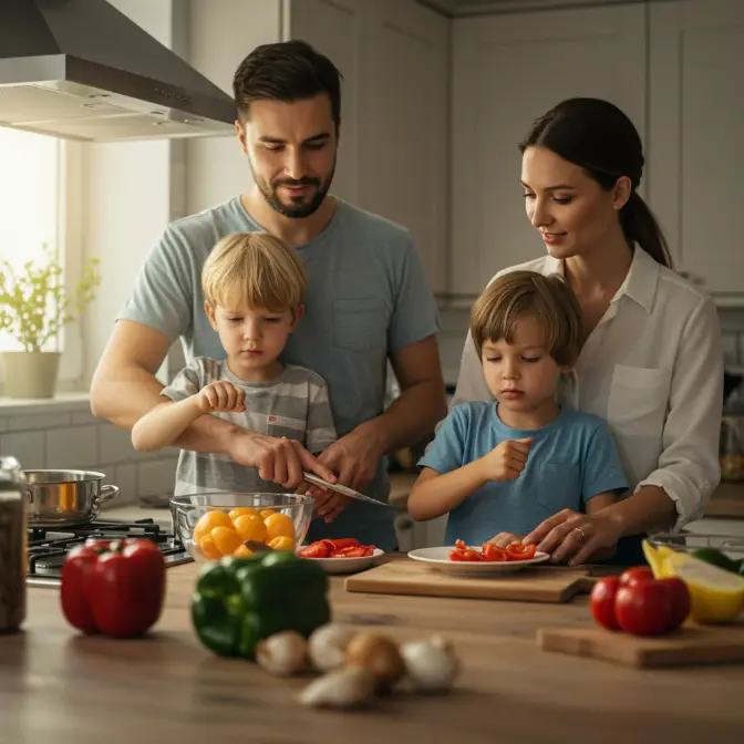 comidas con niños
